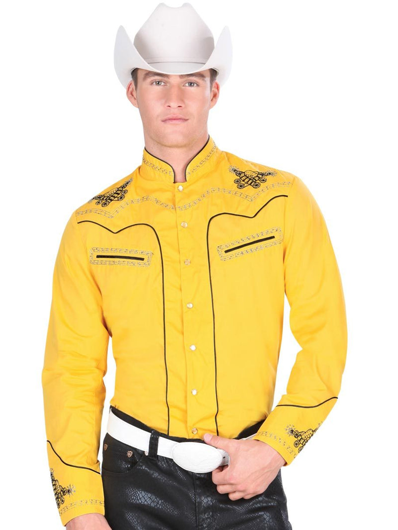 Men's Charro Shirt Montenegro Yellow