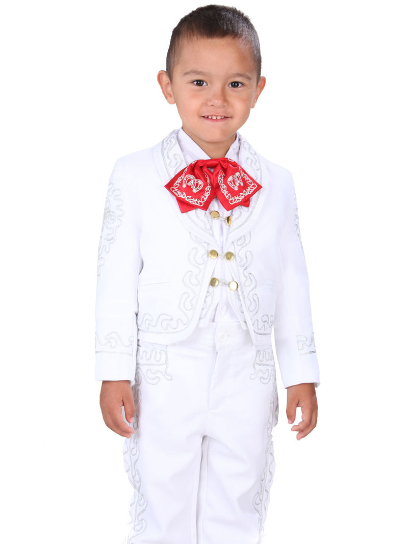 Set Charro/A El General Csk-2 100% Polyester White/ White/ Red