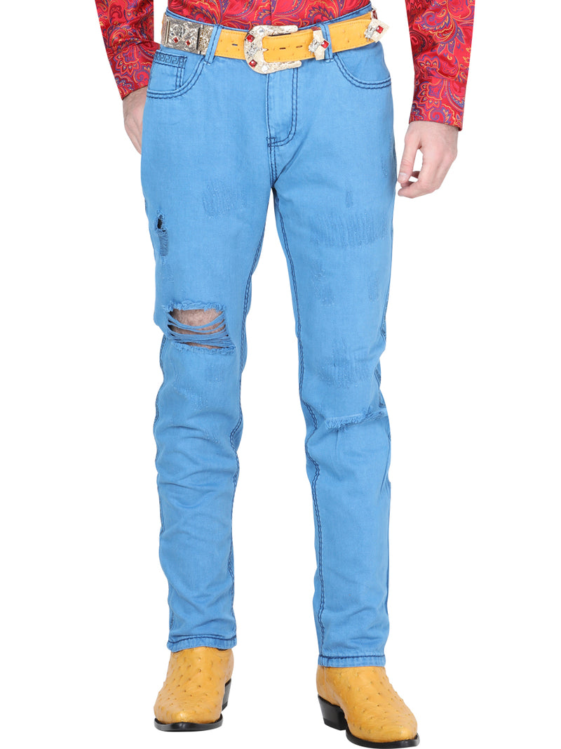 Jean Color Jeans El General Limited Edition Egse-j6 82% Cotton 18% Polyester Blue