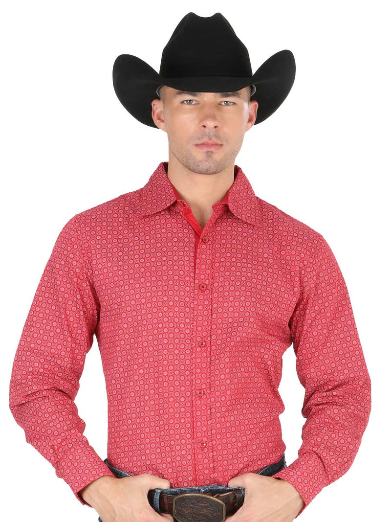 Men's Casual Shirt El General Red