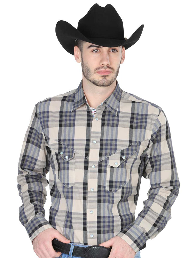 Men's Cowboy Shirt Centenario Kakhi