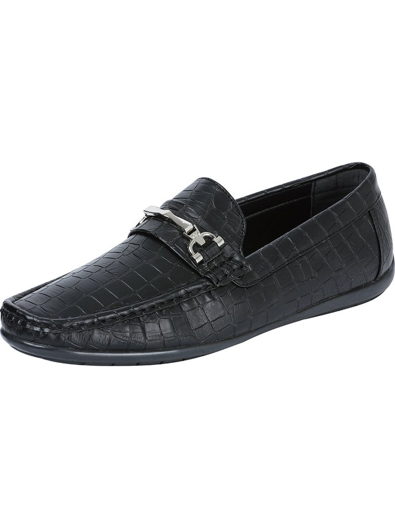 Men's Casual Loafer Shoe El General Synthetic Black